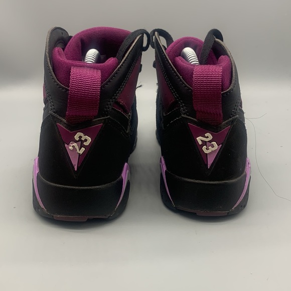 Air Jordan 7 Retro Mulberry (GS) Size 5.5 (7 Women) Purple Basketball Shoes - Picture 4 of 8